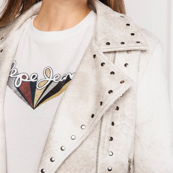 NWT Size 4 Desigual Ramones Westchester Fringe Jacket - Picture 10 of 16